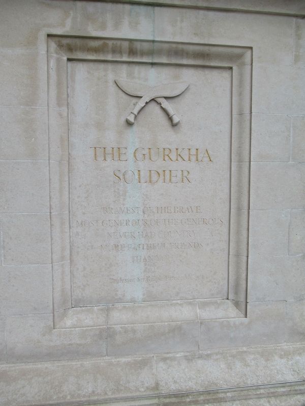 The Gurkha Soldier Marker image. Click for full size.