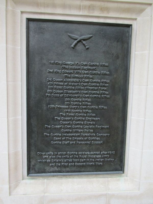 The Gurkha Soldier Memorial image. Click for full size.