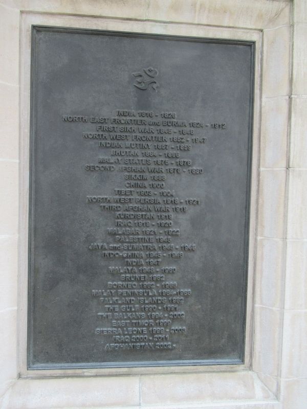 The Gurkha Soldier Memorial image. Click for full size.