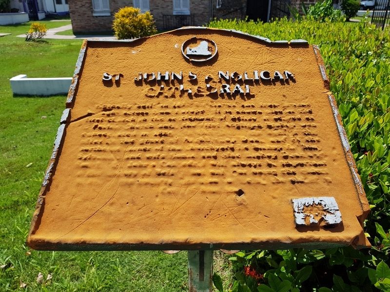 Saint John's Anglican Cathedral Marker image. Click for full size.