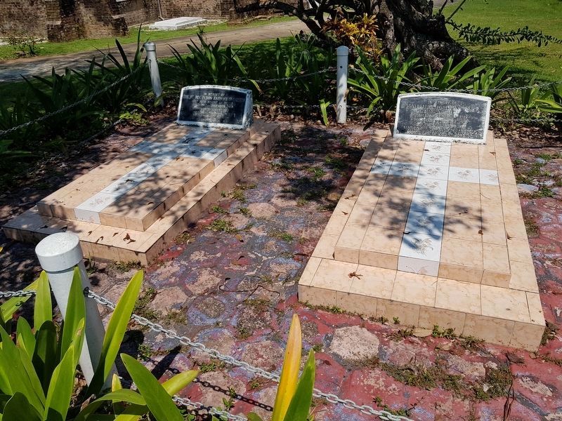 The graves of Bishop Anthony Sylvester and his wife Sonia image. Click for full size.