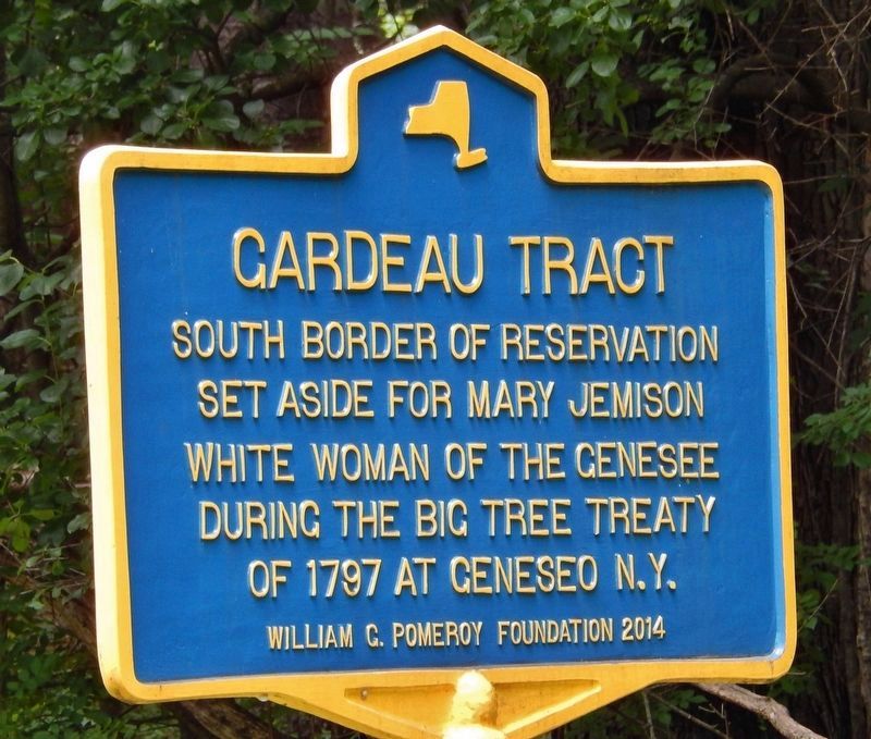 Gardeau Tract (South Border) Marker image. Click for full size.