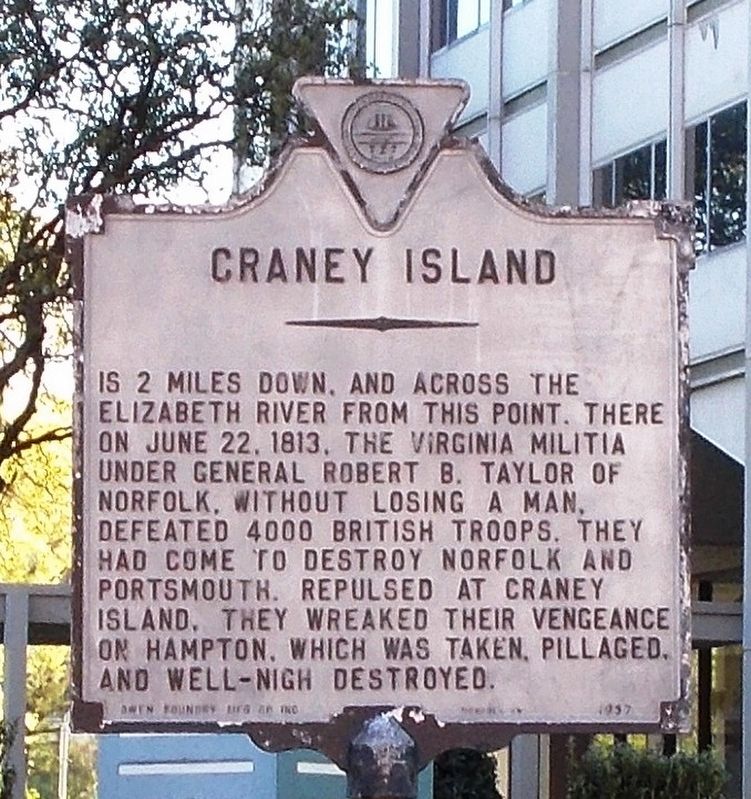 Craney Island Marker. image. Click for full size.
