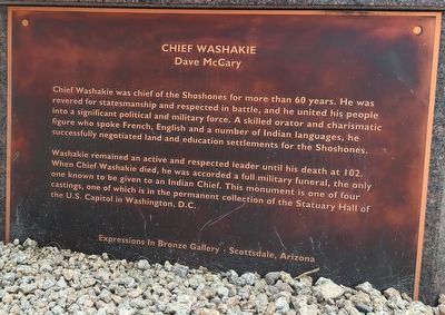 Chief Washakie Marker. Click for full size. Chief Washakie Marker image. Click for full size.