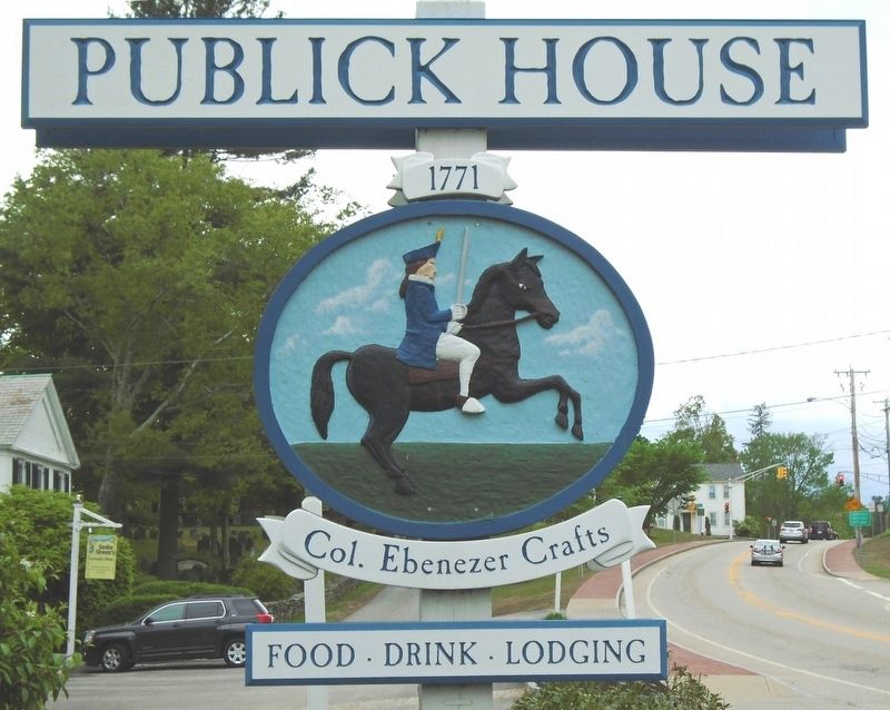 The Publick House Sign image. Click for full size.