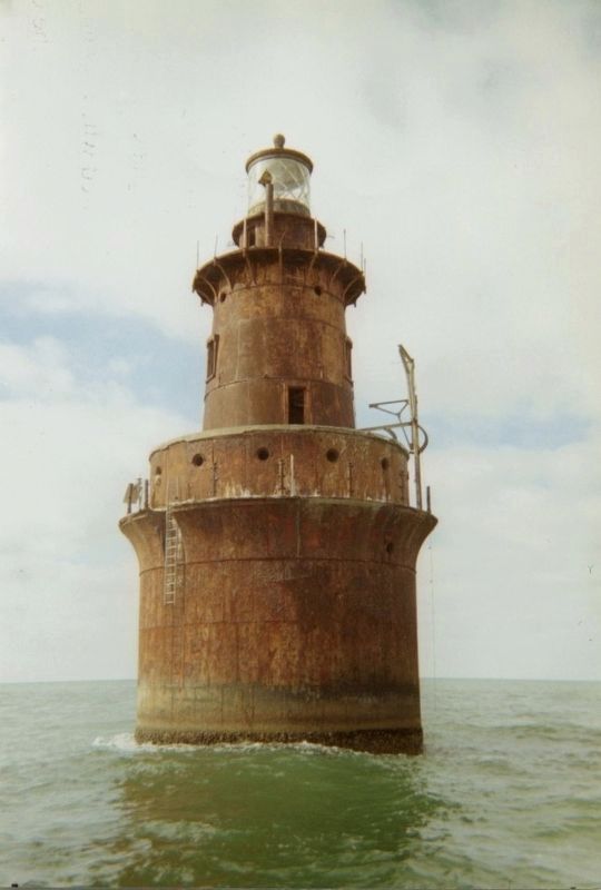Sabine Bank Lighthouse image. Click for full size.