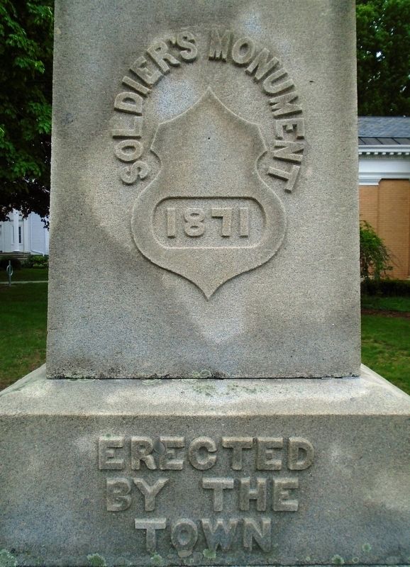 Civil War Soldier's Monument Title. Click for full size. Civil War Soldier's Monument Title image. Click for full size.