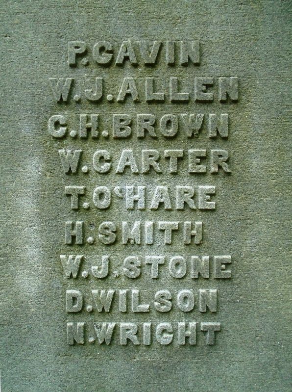 Civil War Soldier's Monument Honor Roll. Click for full size. Civil War Soldier's Monument Honor Roll image. Click for full size.