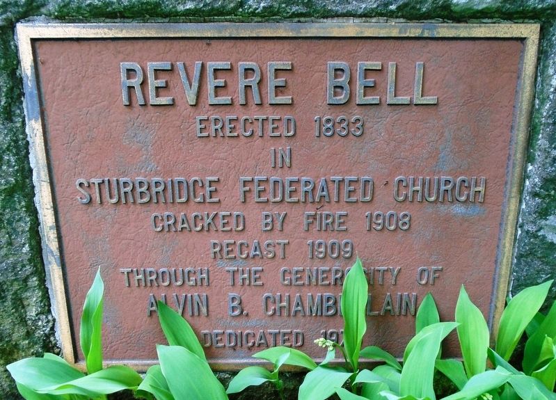 Revere Bell Marker. Click for full size. Revere Bell Marker image. Click for full size.