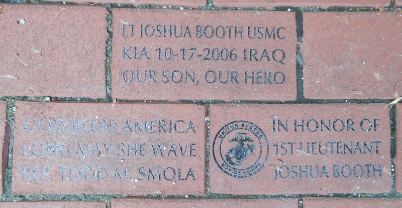Sturbridge Honor Roll War Memorial Booth Memorial Pavers. Click for full size. Sturbridge Honor Roll War Memorial Booth Memorial Pavers image. Click for full size.