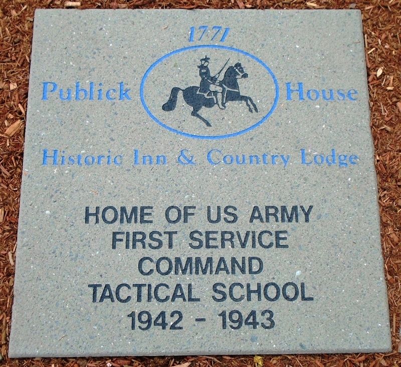 1771 Publick House Historic Inn & Country Lodge Marker. Click for full size. 1771 Publick House Historic Inn & Country Lodge Marker image. Click for full size.
