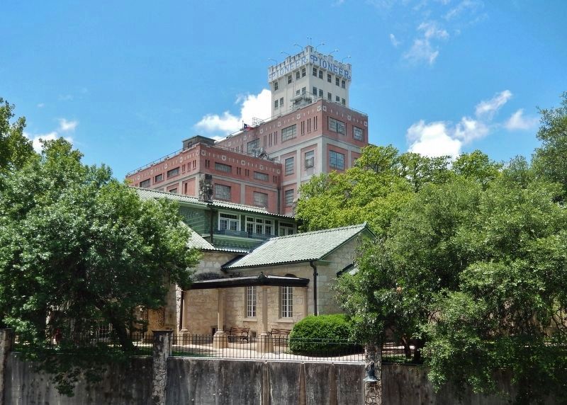 Guenther House & Pioneer Mill (<i>view from San Antonio River</i>) image. Click for full size.