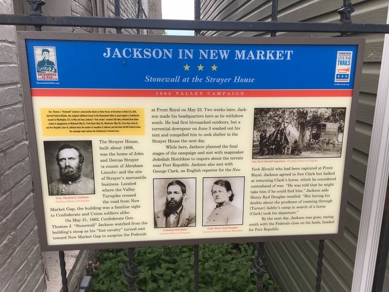 Jackson in New Market Marker image. Click for full size.
