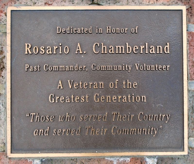 War Memorial Marker. Click for full size. War Memorial Marker image. Click for full size.