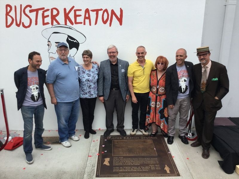 Buster Keaton Marker Dedication image. Click for full size.