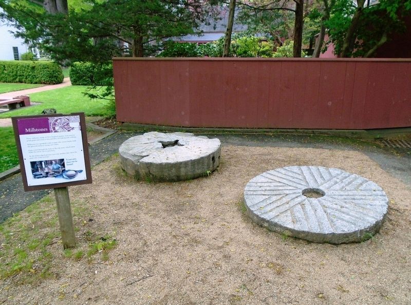 Millstones and Marker image. Click for full size.