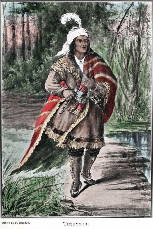 Chief Tecumseh image. Click for full size.
