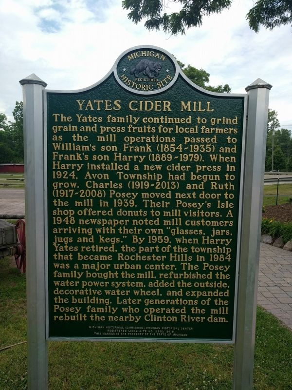 Yates Cider Mill Marker-Side 2 image. Click for full size.