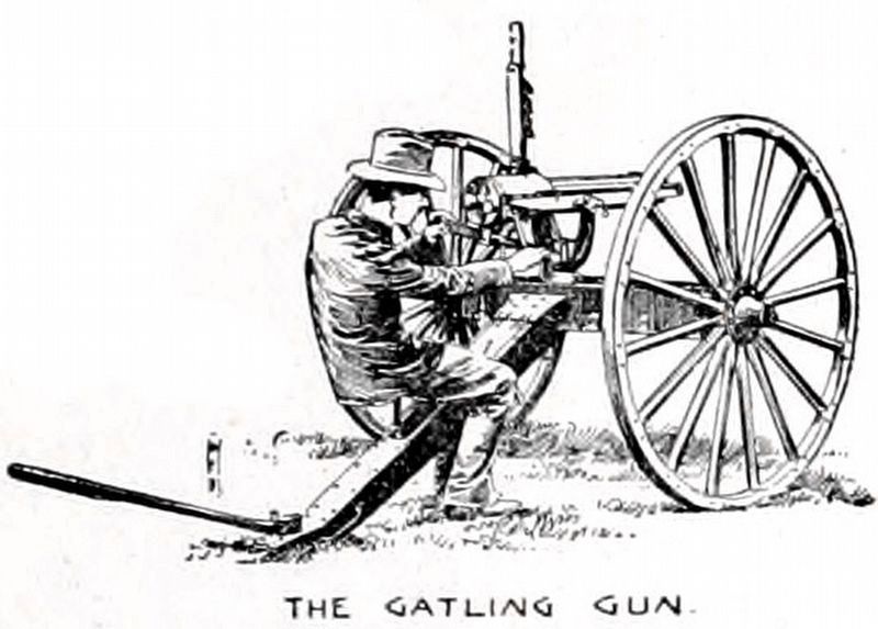 The Gatling Gun. Click for full size. The Gatling Gun image. Click for full size.