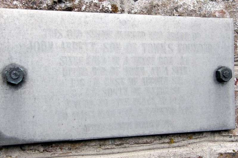 John Abbott Marker. Click for full size. John Abbott Marker image. Click for full size.