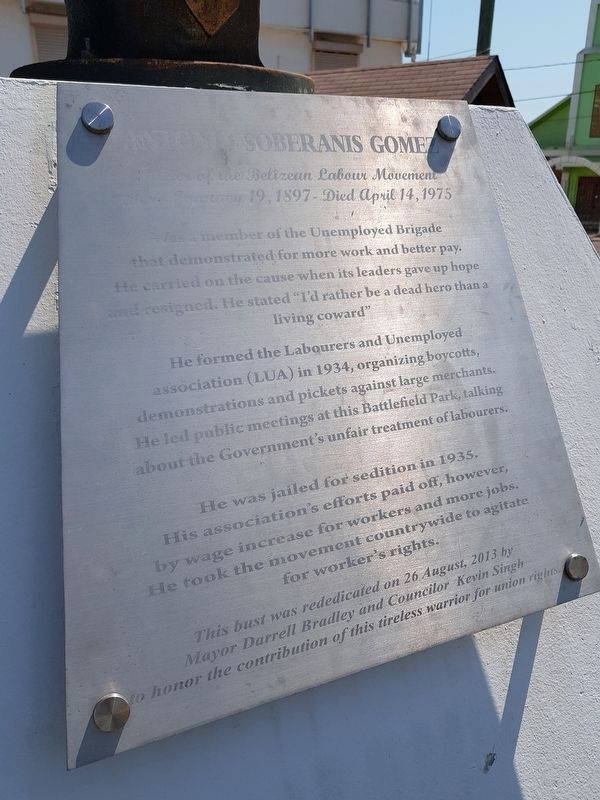 Antonio Soberanis Gomez Marker. Click for full size. Antonio Soberanis Gomez Marker image. Click for full size.
