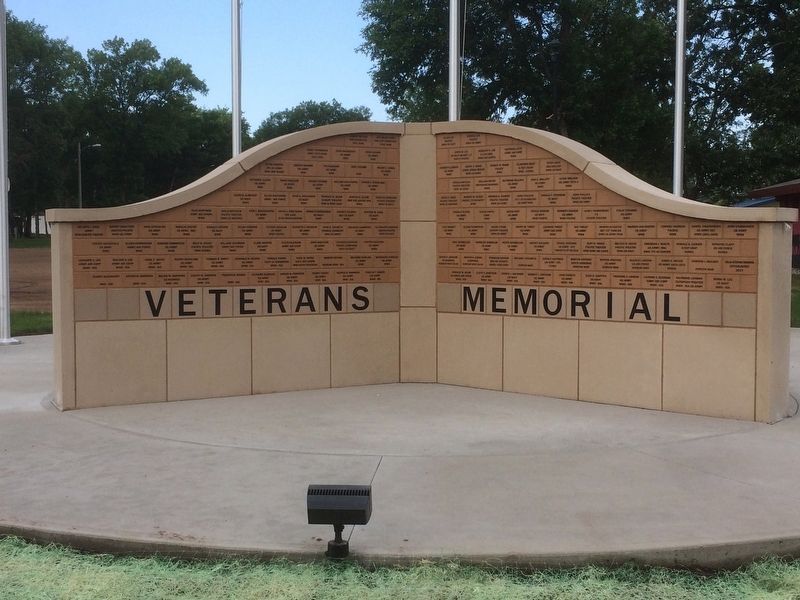 Volga, South Dakota Veterans Memorial Marker image. Click for full size.