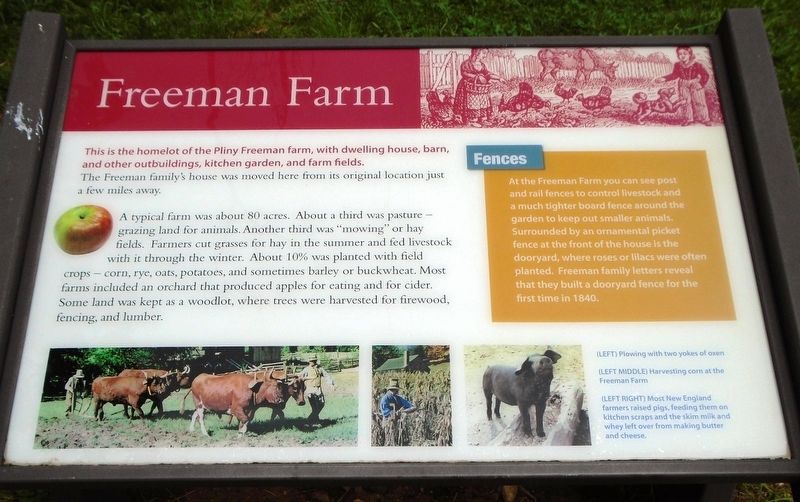 Freeman Farm Marker image. Click for full size.
