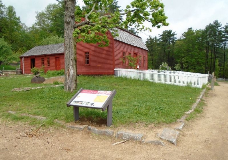 Freeman Farm House and Marker image. Click for full size.