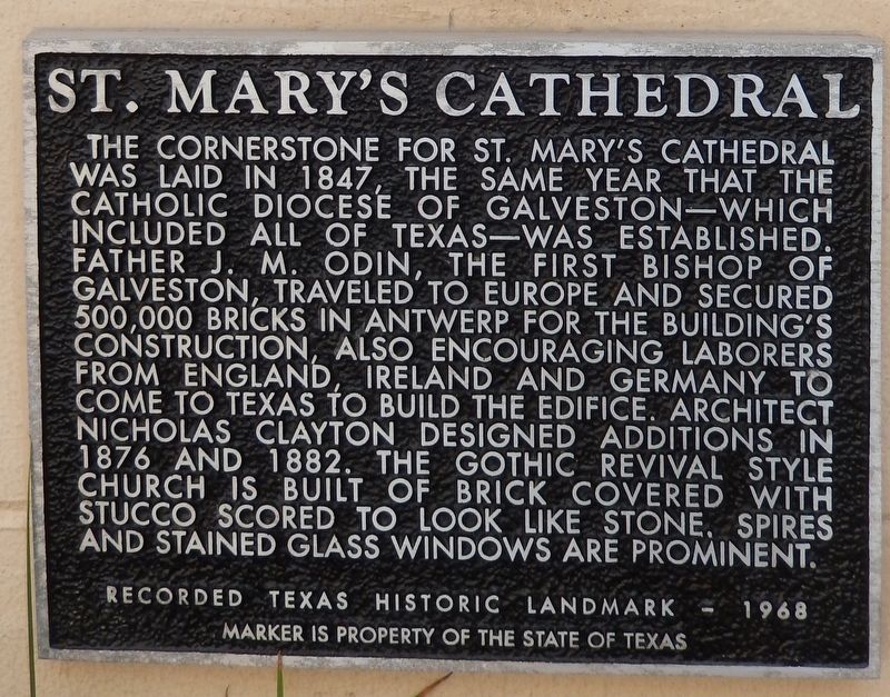 St. Mary's Cathedral Marker image. Click for full size.