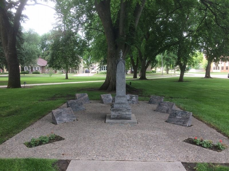 Brookings County South Dakota Veterans Memorial Marker image. Click for full size.