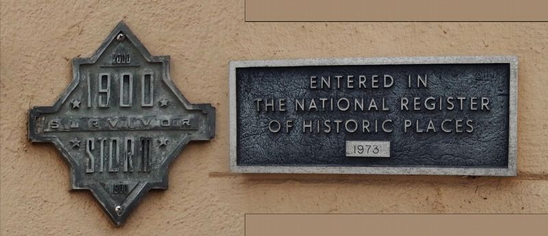 St. Mary's Cathedral (<i>National Register of Historic Places & 1900 Hurricane Survivor plaques</i>). Click for full size. St. Mary's Cathedral (<i>National Register of Historic Places & 1900 Hurricane Survivor plaques</i>) image. Click for full size.