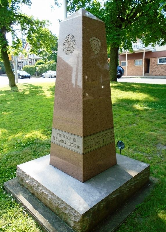 World War Memorial. Click for full size. World War Memorial image. Click for full size.