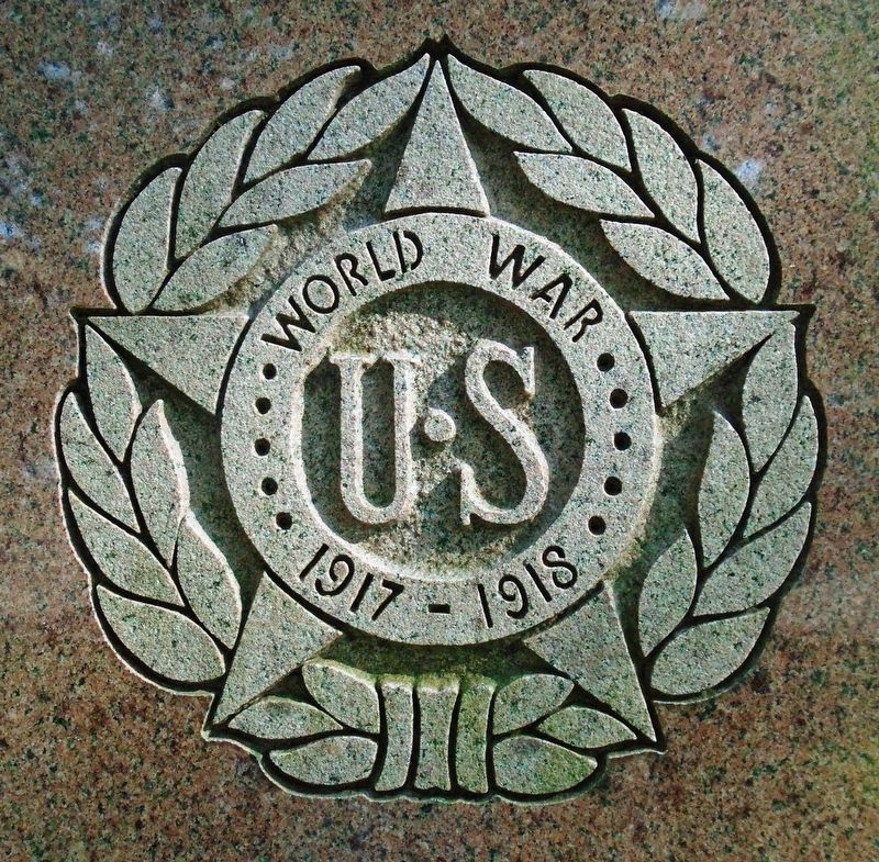 World War Memorial Emblem. Click for full size. World War Memorial Emblem image. Click for full size.