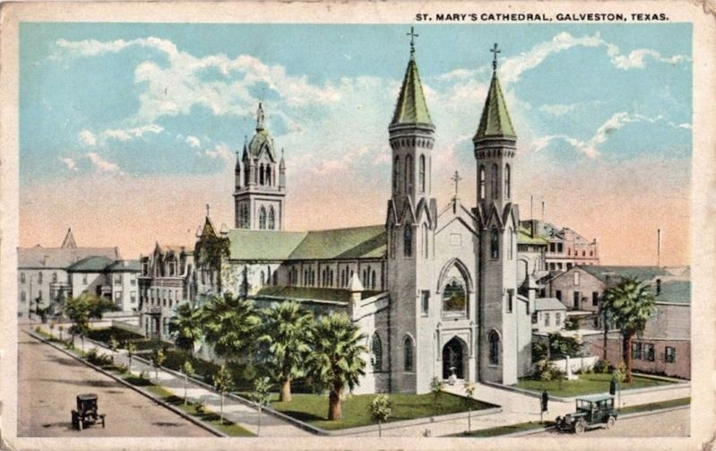 <i>St. Mary's Cathedral, Galveston, Texas</i>. Click for full size. <i>St. Mary's Cathedral, Galveston, Texas</i> image. Click for full size.