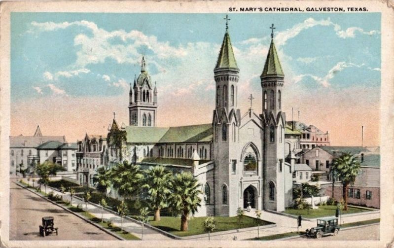 <i>St. Mary's Cathedral, Galveston, Texas</i> image. Click for full size.