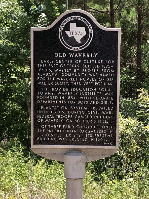Old Waverly Marker. Click for full size. Old Waverly Marker image. Click for full size.
