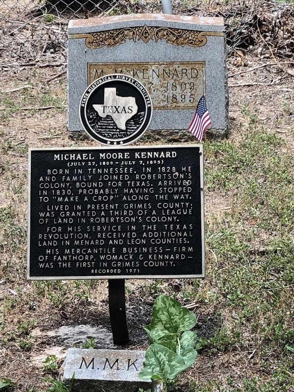 Michael Moore Kennard Marker image. Click for full size.