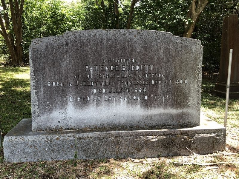 Kenneth Lewis Anderson Marker Rear image. Click for full size.