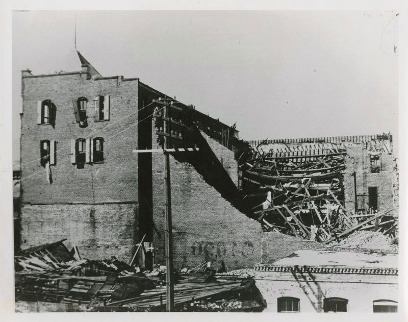 1894 Grand Opera House after the hurricane image. Click for full size.