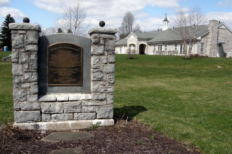 The marker and the Delaney Field Clubhouse image. Click for full size.