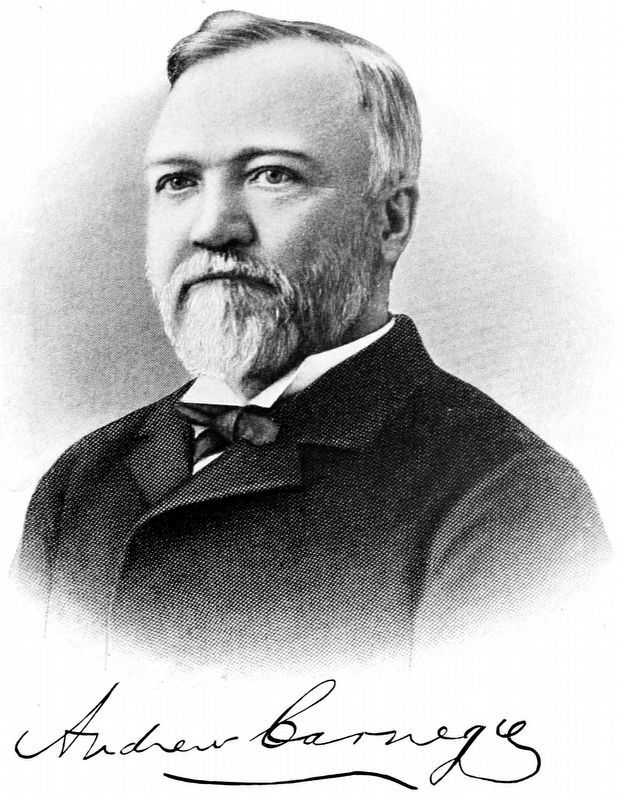Andrew Carnegie. Click for full size. Andrew Carnegie image. Click for full size.