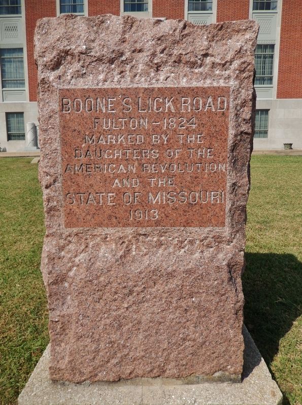 Fulton - 1824 Marker. Click for full size. Fulton - 1824 Marker image. Click for full size.