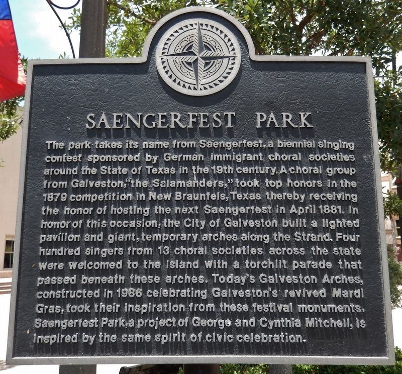 Saengerfest Park Marker image. Click for full size.