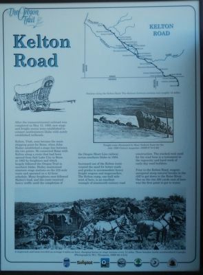 Kelton Road Marker image. Click for full size.