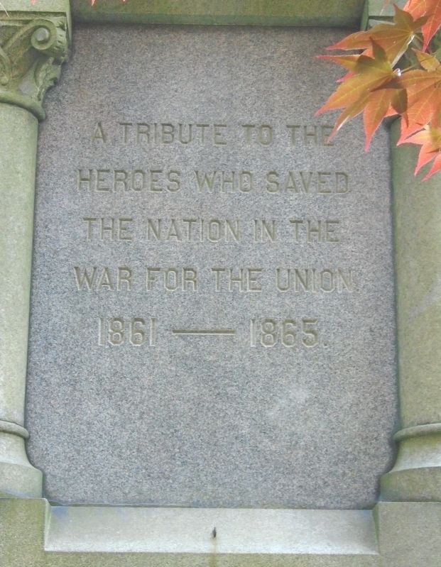 Civil War Memorial Tribute. Click for full size. Civil War Memorial Tribute image. Click for full size.