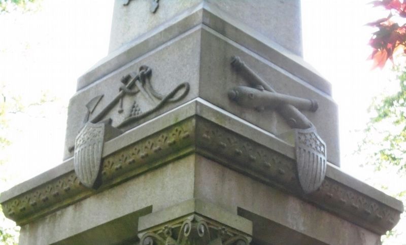Civil War Memorial Anchor and Cannon. Click for full size. Civil War Memorial Anchor and Cannon image. Click for full size.