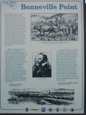 Bonneville Point Marker. Click for full size. Bonneville Point Marker image. Click for full size.