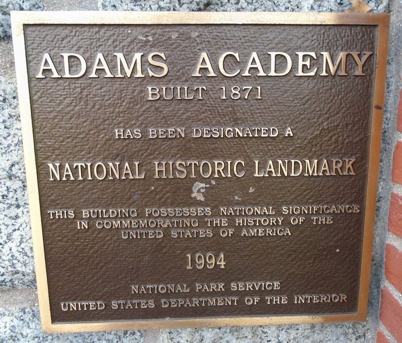 Adams Academy NHL Marker image. Click for full size.