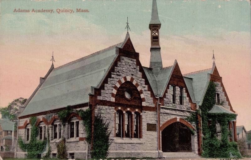 <i>Adams Academy, Quincy, Mass.</i> image. Click for full size.