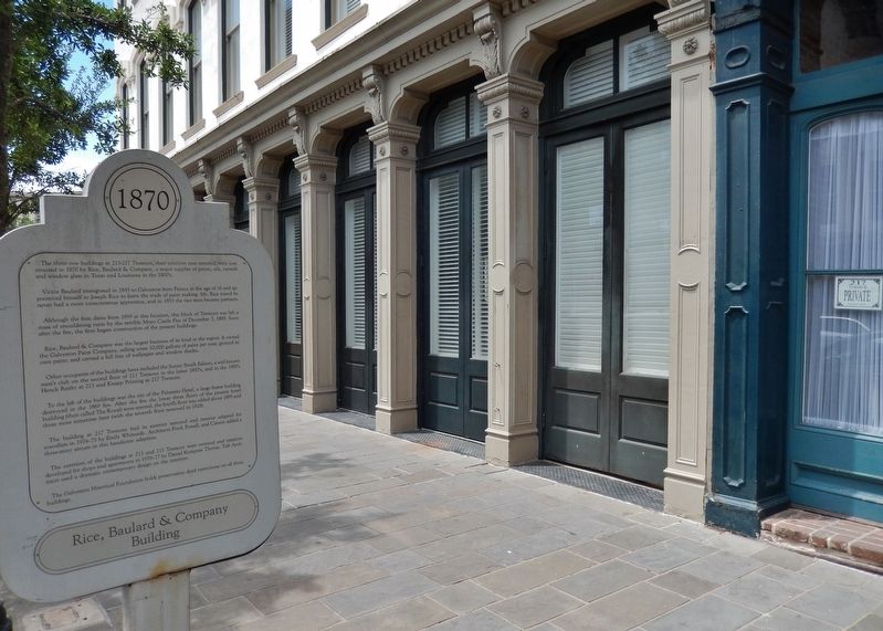 Rice, Baulard & Company Building Marker (<i>wide view</i>). Click for full size. Rice, Baulard & Company Building Marker (<i>wide view</i>) image. Click for full size.